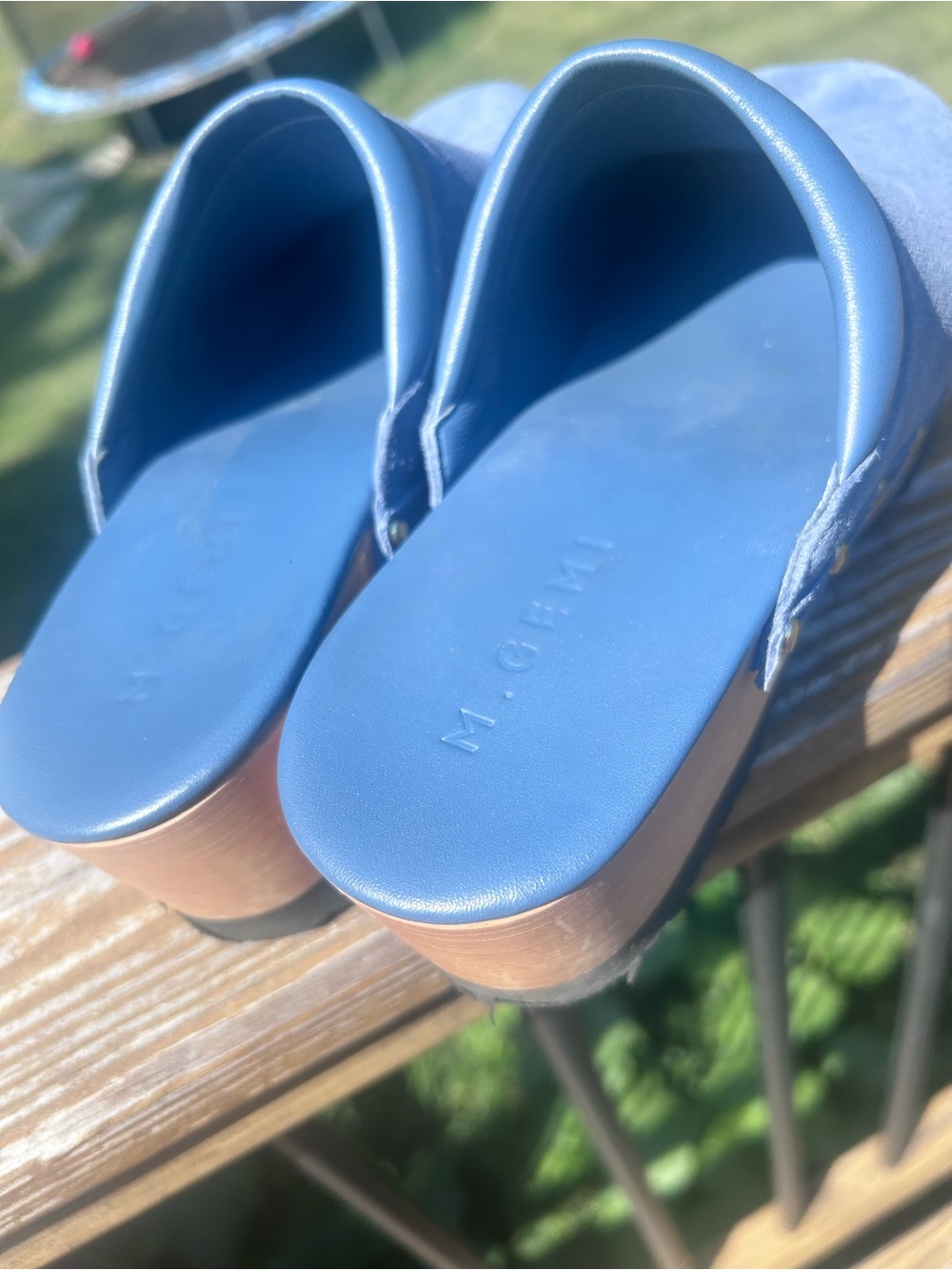 M. Gemi The Greta blue clog size 39 - Picture 4 of 5